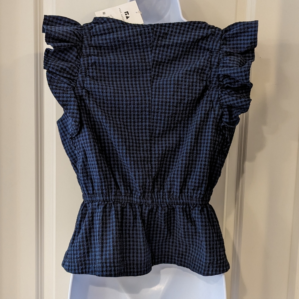 "Free Assembly" Ruffled Top Size XS (NWT) - Picture 3 of 8